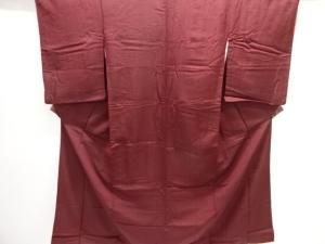 大正ロマン　斜め縞模様織り出しお召着物